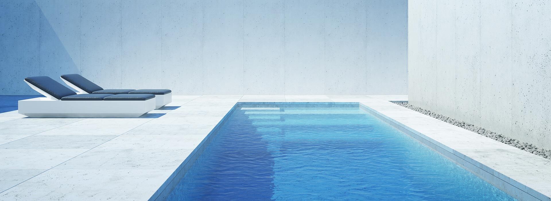 A modern swimming pool